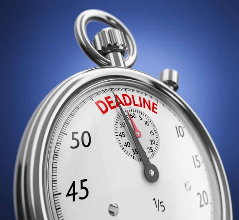 DEADLINE POSTPONED! DEADLINE POSTPONED!