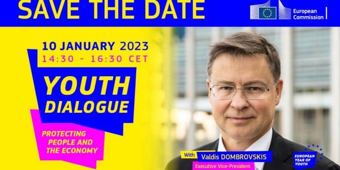 Flyer of the Youth Dialogue event