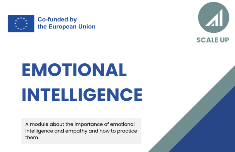 SCALE UP | A learning module on Emotional Intelligence