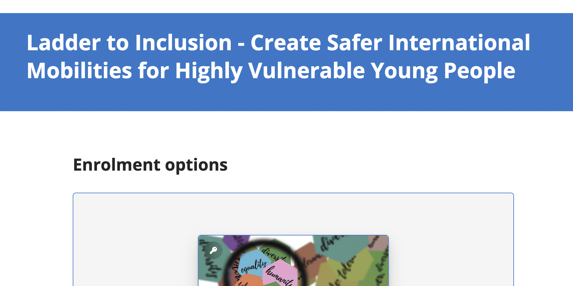 Safe, inclusive, empowering: a new online course on youth mobility for Highly Vulnerable Young People